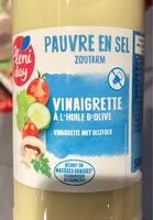 Mängden socker i Vinaigrette à l’huile d’olive