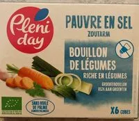 Mängden socker i Bouillon de legumes
