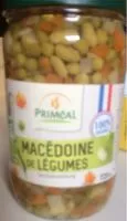 Mängden socker i Macedoine de legumes