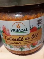 Mängden socker i Taboulé de blé et quinoa