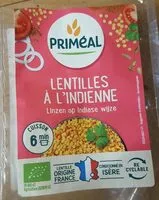 Mängden socker i Lentilles à l'indienne