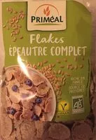 Mängden socker i Flakes épeautre complet