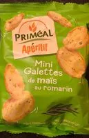 Mängden socker i Mini galettes de maïs au romarin