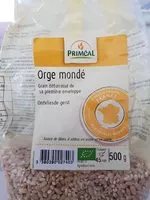 Mängden socker i Orge mondé