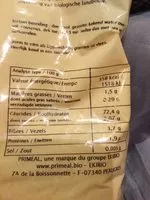 Mängden socker i Couscous blanc