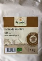 Mängden socker i Farine De Blé Claire T65 Bio