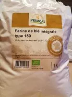 Mängden socker i Farine de blé intégrale type 150 bio