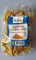 Mängden socker i Tagliatelles au curcuma et au pavot