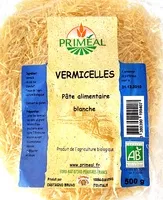 Mängden socker i Vermicelles