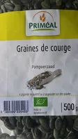 Mängden socker i Graines De Courge, 500 g
