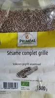 Mängden socker i Sésame Complet Grillé Bio - 500G - Priméal
