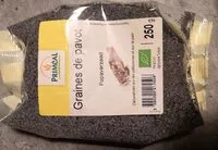 Mängden socker i Graines de pavot