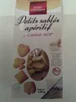 Mängden socker i Apiflor les croquants au fromage cantal