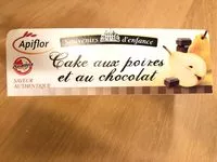 Mängden socker i Cake poire chocolat