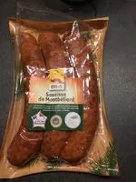 Mängden socker i Saucisse de Montbéliard
