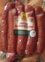 Mängden socker i Saucisse de Montbéliard