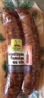Mängden socker i Saucisses fumées au vin
