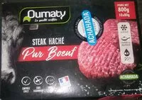 Mängden socker i Steak haché pur boeuf