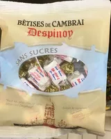 Mängden socker i Bêtises de Cambrai sans sucres