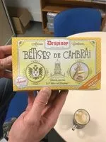 Mängden socker i Betises de Cambrai