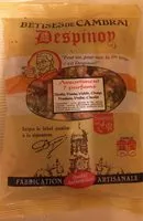 Mängden socker i Betises de cambrai