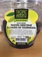 Mängden socker i Olive noire façon Grecque à l'huile de tournesol