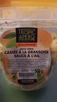 Mängden socker i Tropic apéro olives a la gransoise sauce à l'ail