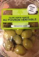 Mängden socker i Olives vertes farcies au poivron veritable
