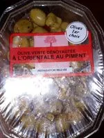 Mängden socker i Olive verte dénoyautées a l orientale