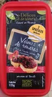 Mängden socker i Velours de tomates confites barq.125g France