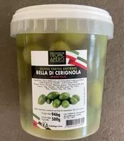 Mängden socker i Olives Vertes Entieres