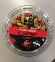 Mängden socker i Olives vertes dénoyautées à l'orientale - au piment