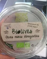 Mängden socker i Bioolives Olives noires denoyautees