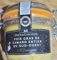 Mängden socker i Foie gras de canard entier du sud - oiest