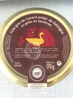 Mängden socker i Foie gras canard entier
