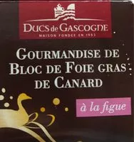 Mängden socker i Gourmandise de Bloc de Foie gras de canard à la figue