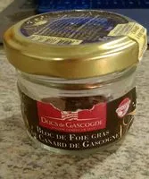 Mängden socker i Bloc de fois gras de canard de Gascogne