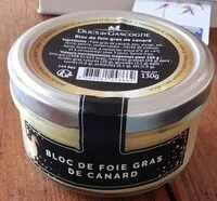 Mängden socker i Bloc de foie gras de canard