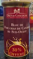 Mängden socker i Bloc de Foie Gras de Canard du Sud-Ouest