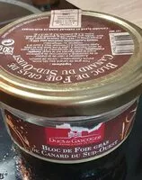 Mängden socker i Bloc de foie gras de canard du sud-ouest