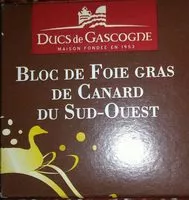 Mängden socker i Bloc de Foie gras de canard du Sud-ouest