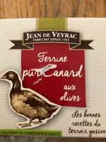 Mängden socker i Terrine pur canard aux olives