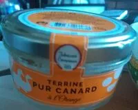 Mängden socker i Terrine pur canard à l'orange