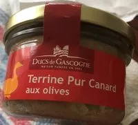 Mängden socker i Terrine pur canard aux olives