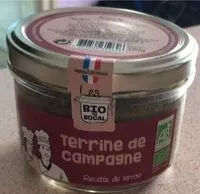 Mängden socker i Terrine de campagne