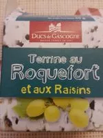Mängden socker i Terrine roquefort et raisin