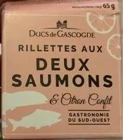 Mängden socker i Rillettes aux deux saumons