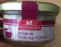 Mängden socker i Terrine de dinde aux marrons
