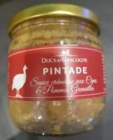 Mängden socker i Pintade sauce crémeuse aux cèpes et pommes grenailles