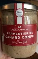 Mängden socker i Parmentier de canard confit